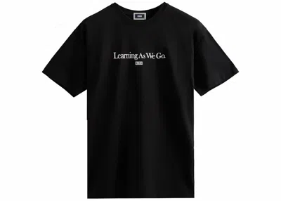 Pre-owned Kith Men's  Learning As We Go Tee Shirt In Black