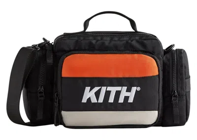 Pre-owned Kith Men's  Logo Embroidered Camera Bag In Black