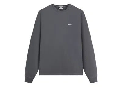 Pre-owned Kith Men's  Long Sleeve Lax Tee Shirt In Asteroid In Gray