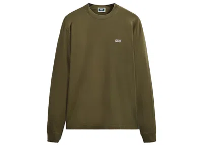 Pre-owned Kith Men's  Long Sleeve Lax Tee Shirt In Chelonian