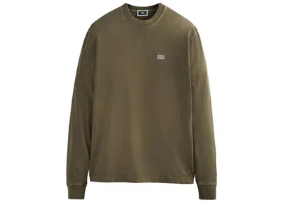 Pre-owned Kith Men's  Long Sleeve Lax Tee Shirt In Palomino