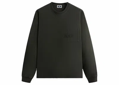 Pre-owned Kith Men's  Long Sleeve Quinn Tee Shirt In Monarch