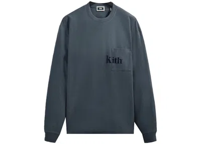 Pre-owned Kith Men's  Long Sleeve Quinn Tee Shirt In Reality