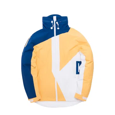 Pre-owned Kith Men's  Madison Jacket In Yellow/white/royal