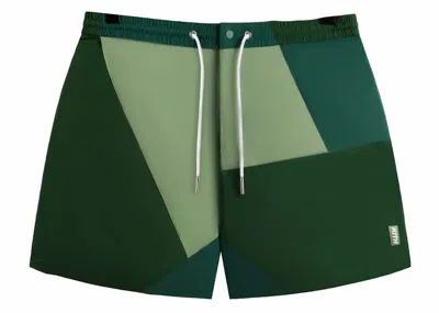 Pre-owned Kith Men's  Madison Short In Conifer In Green