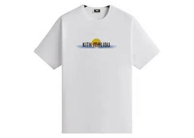 Pre-owned Kith Men's  Malibu Sunshine Vintage Tee Shirt In White