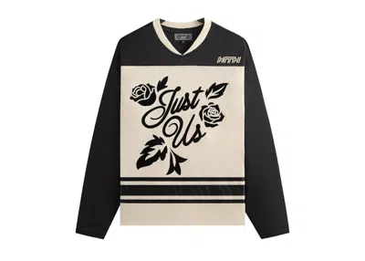 Pre-owned Kith Men's  Malik Long Sleeve Mesh Jersey In Sandrift