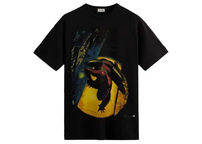 Pre-owned Kith Men's  Marvel Spiderman Spotlight Tee Shirt In Black