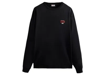 Pre-owned Kith Men's  Marvel Spiderman Timeline Long Sleeve Tee Shirt In Black
