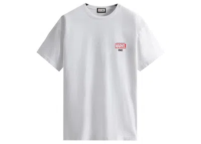 Pre-owned Kith Men's  Marvel Spiderman Timeline Tee Shirt In White