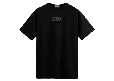 Pre-owned Kith Men's  Marvel Spiderman Web Logo Tee Shirt In Black