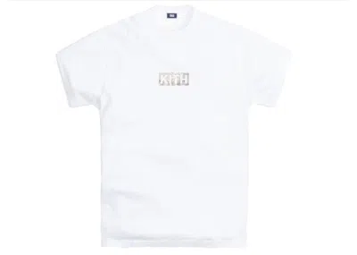 Pre-owned Kith Men's  Mauve Tile Classic Logo Tee Shirt In White