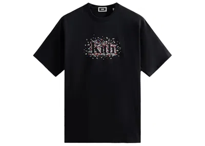 Pre-owned Kith Men's  Meadow Serif Tee Shirt In Black