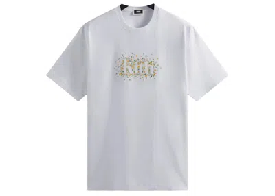 Pre-owned Kith Men's  Meadow Serif Tee Shirt In White