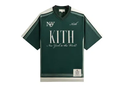 Pre-owned Kith Men's  Mesh Leon Jersey In Stadium In Gray
