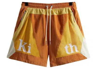 Pre-owned Kith Men's  Mixed Micro Cord Turbo Shorts In Aura