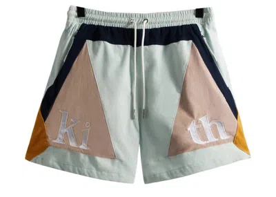 Pre-owned Kith Men's  Mixed Micro Cord Turbo Shorts In Glisten