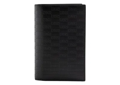 Pre-owned Kith Men's  Monogram Passport Holder In Black