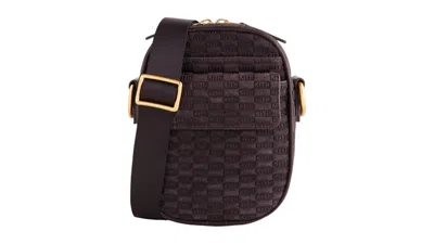Pre-owned Kith Men's  Monogram Suede Passenger K15 Bag In Incognito