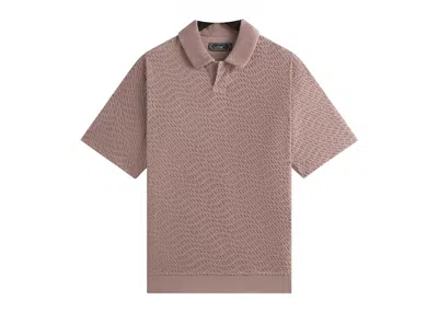 Pre-owned Kith Men's  Monogram Terry Leo Polo In Perfume