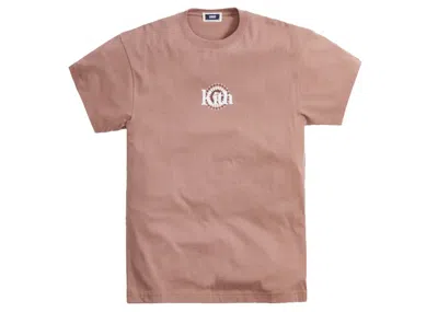 Pre-owned Kith Men's  Moroccan Serif Tee Shirt In Dusty Mauve