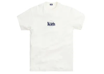 Pre-owned Kith Men's  Moroccan Serif Tee Shirt In Sandrift