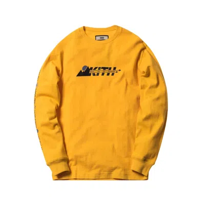 Pre-owned Kith Men's  Mountain Long Sleeve Tee Shirt In Gold