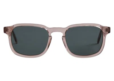 Pre-owned Kith Men's  Napeague Sunglasses In Honey Crystal/grey