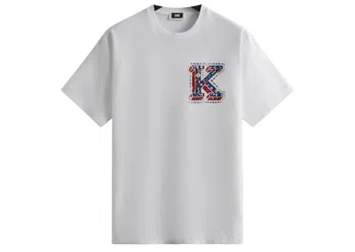 Pre-owned Kith Men's  Needlepoint Vintage Tee Shirt In White