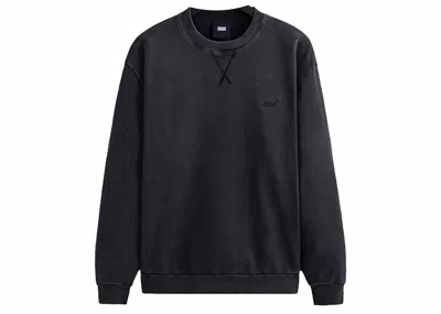 Pre-owned Kith Men's  Nelson Crewneck Sweatshirt In Black