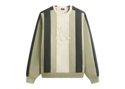 Pre-owned Kith Men's  Nelson Panelled Crewneck Sweatshirt In Region