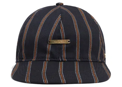 Pre-owned Kith Men's  New Era For New York Yankees Pinstripe 9twenty Script Hat In Nocturnal