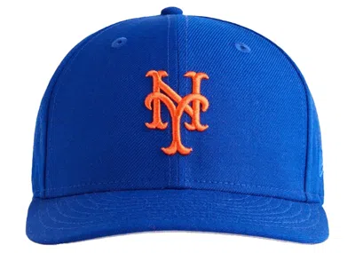 Pre-owned Kith Men's  New Era New York Mets Low Crown Fitted Cap In Royal