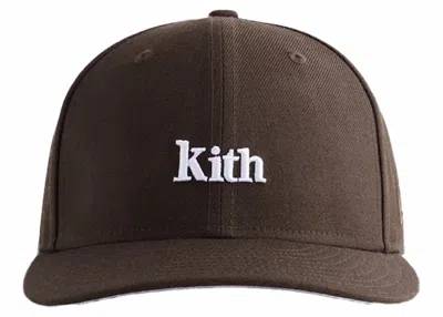 Pre-owned Kith Men's  New Era Serif A's Cap In Derby