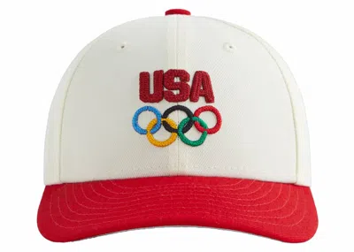 Pre-owned Kith Men's  New Era Team Usa 59fifty Fitted Low Profile Cap In Allure In Purple