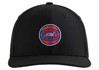 Pre-owned Kith Men's  New Era The New York Knicks 59fifty Low Profile Fitted Hat In Black