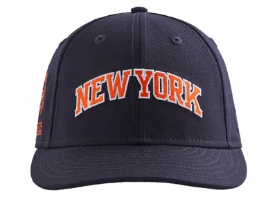 Pre-owned Kith Men's  New Era The New York Knicks Wool 59fifty Fitted Hat In Nocturnal