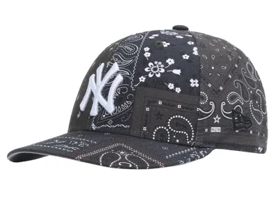 Pre-owned Kith Men's  New Era Yankees Deconstructed Bandana Low Profile Cap In Shadow