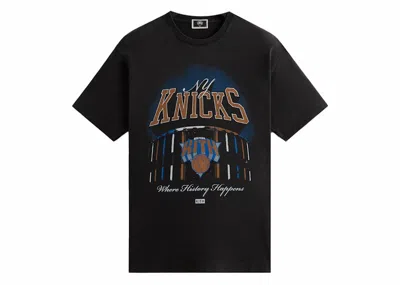 Pre-owned Kith Men's  New York Knicks Msg Vintage Tee Shirt In Black