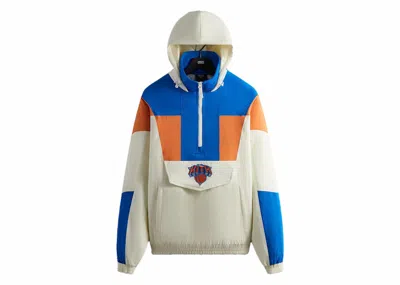 Pre-owned Kith Men's  New York Knicks Quarter Zip Anorak In Jacket Silk In Silver