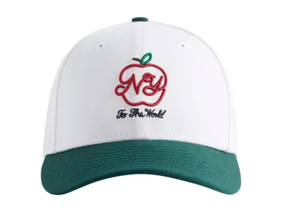 Pre-owned Kith Men's  New York To The World Apple 59fifty Low Profile Cap In Stadium In Gray