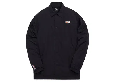 Pre-owned Kith Men's  Nike For New York Knicks Coaches Jacket (fw21) In Black