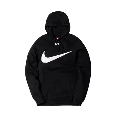 Pre-owned Kith Men's  Nike Swoosh Hoodie In Black