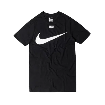 Pre-owned Kith Men's  Nike Swoosh Tee Shirt In Black