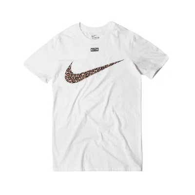 Pre-owned Kith Men's  Nike Swoosh Tee Shirt In White