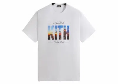 Pre-owned Kith Men's  Nyc Tee Shirt In White