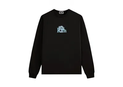 Pre-owned Kith Men's  Olive Tree Long Sleeve Tee Shirt In Black