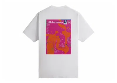 Pre-owned Kith Men's  Olympics Heritage Lillehammer 1994 Vintage Tee Shirt In White