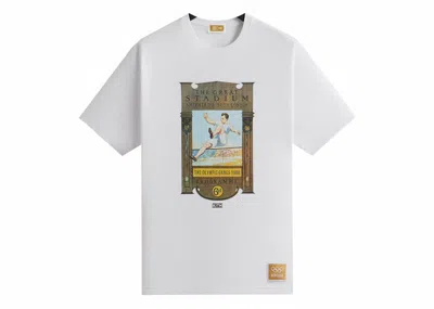 Pre-owned Kith Men's  Olympics Heritage London 1908 Vintage Tee Shirt In White
