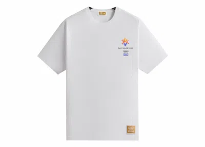 Pre-owned Kith Men's  Olympics Heritage Salt Lake 2002 Vintage Tee Shirt In White